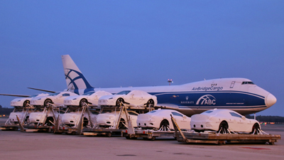 AirBridgeCargo provided dedicated lift for 28 Maserati GranTurismo cars