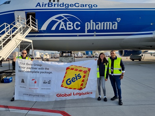 AirBridgeCargo Airlines completes a series of charter flights with packaging machines for COVID-19 associated items