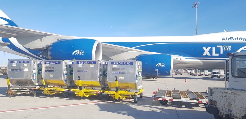 AirBridgeCargo Airlines Delivers 41RKN CSafe Containers as Part of its Prer for Covid-19 Vaccine Transportation