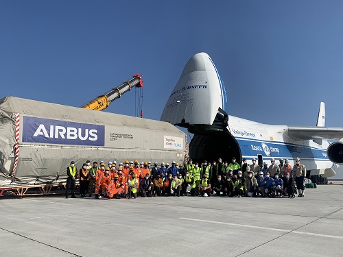 Volga-Dnepr and Bolloré Logistics transported I-6 F1 ahead of its launch in Japan