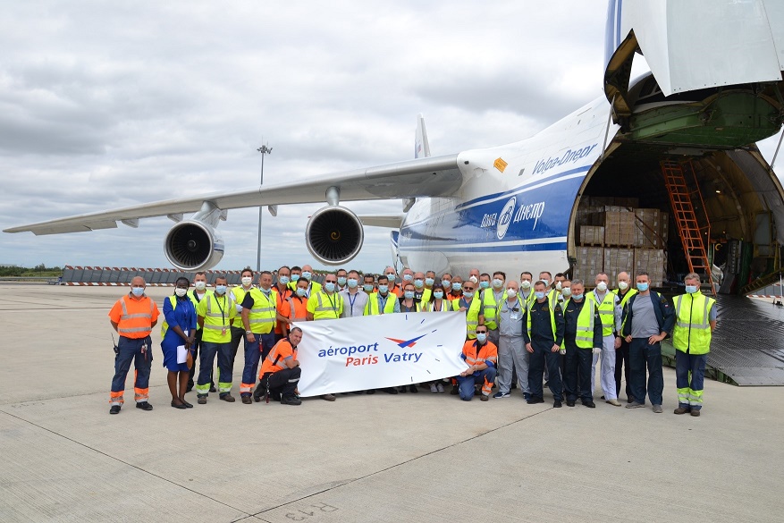 Volga-Dnepr Partnered with GEODIS to Complete Mega Project of 48 x AN-124 flights Delivering Medical Supplies to France 