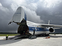 Ан-124-100 авиакомпании «Волга-Днепр»» впервые в истории приземлился на космодроме Восточный