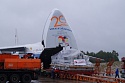 Накануне Дня воздушного флота России Авиакомпания «Волга-Днепр» доставила в Красноярск 95-тонный моногруз